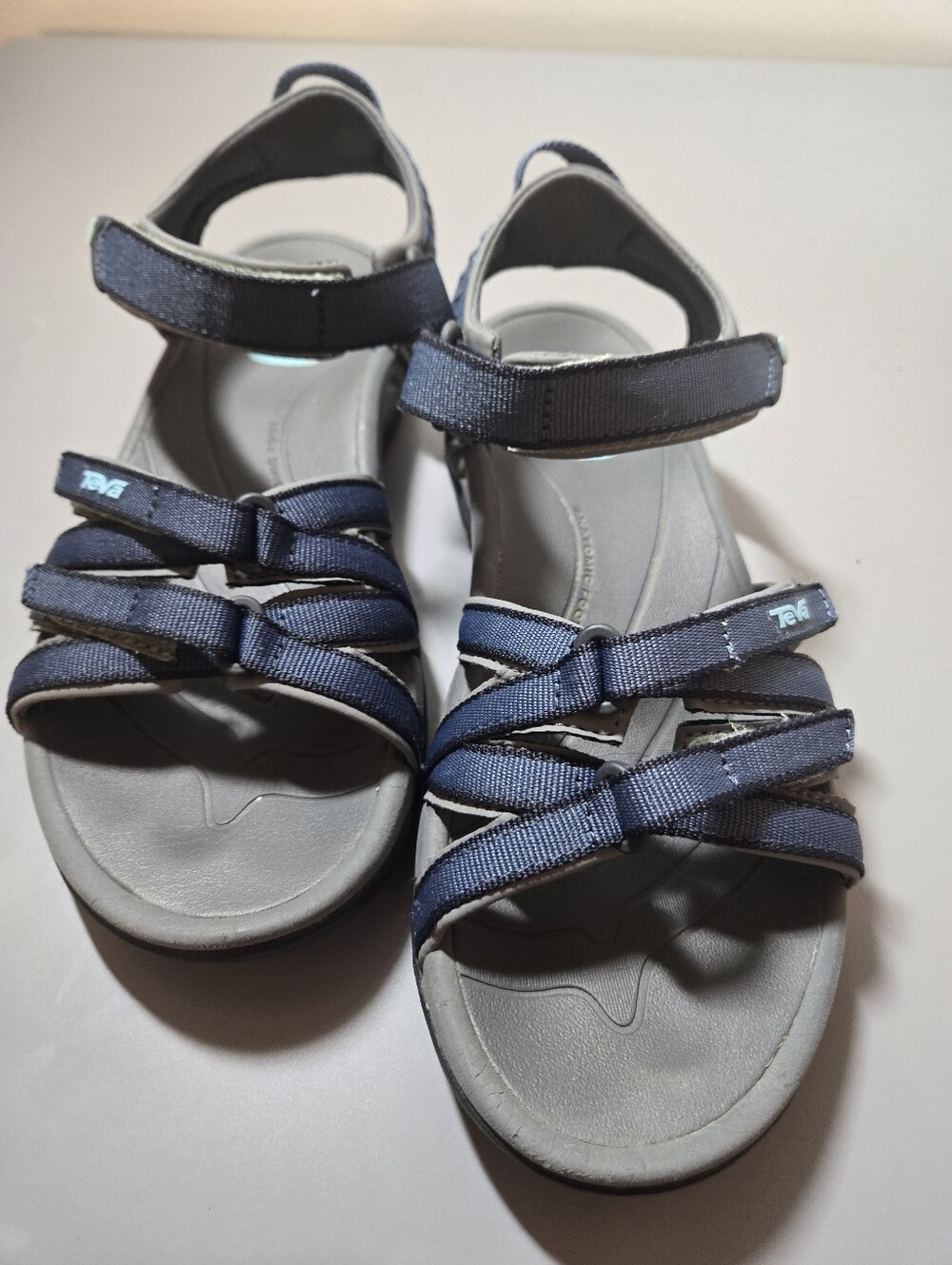 Teva Women's Tirra Hiking Sandals Navy Size 8 Comfort, Othotic, Gorpcore Granola - Picture 2 of 6
